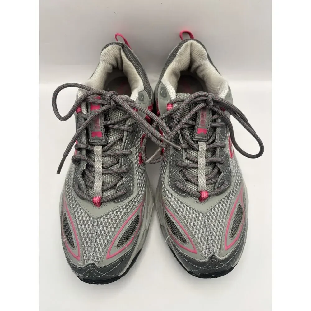 New Balance 621 All Terrain Gray And Pink Running Shoes Women Size 8.5